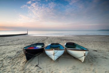 Omero Rosica - Boats - Three Old Friends I