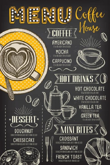 Chalk Line - Coffee House Menu