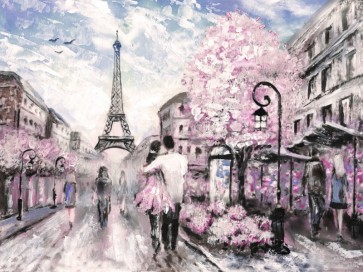 Arthur Heard - Paris View - Eiffel Tower II - Pink