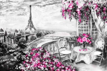 Arthur Heard - Paris View - Eiffel Tower III - Purple