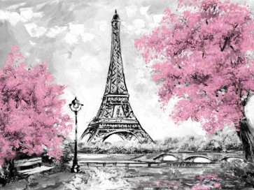 Arthur Heard - Paris View - Eiffel Tower I - Purple