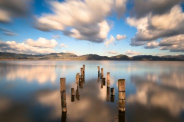 Dennis Aquino - Wooden Jetty - Cloudy Morning