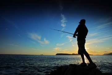 Leslie Walters - Sports Silhouettes - Fishing
