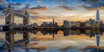 Brent Crawford - London at Dusk - Panorama