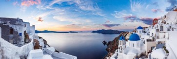 Lauren Valentino - Greece - Santorini - Skyline Sunset Panorama