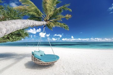 Dolores Flowers - Swing Chair at The Beach I