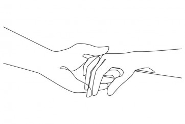Line Art - Hands - Don’t Go