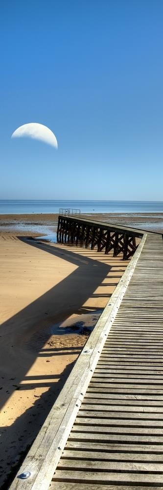 Bernardino Milano - Beach Jetty Path - Say Hello To The Moon