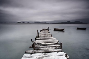 Jetty - Foggy Evening