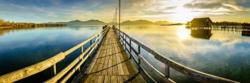 Dennis Aquino - Wooden Clean Landing Jetty Sunset II