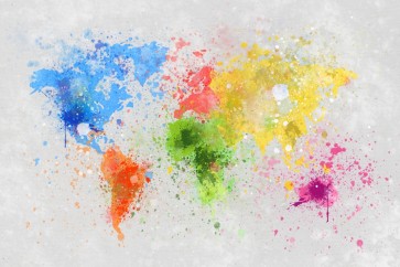 Maps - Watercolor - Splash