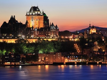 Maurice Tremblay - Québec City At Dusk