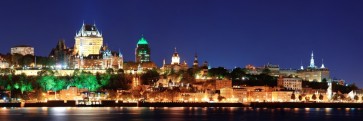 Maurice Tremblay - Québec City At Dusk Panorama