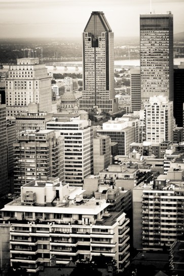 Cheryl McKenny - Vintage Montreal Skyline
