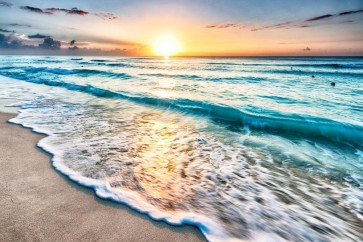 Dave Fowler - Sunrise Over Beach, Cacun