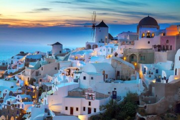 Lauren Valentino - Greece - Santorini - Skyline Sunset