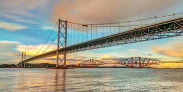 Assaf Frank - Forth Road Bridge at dusk, FTBR-1861