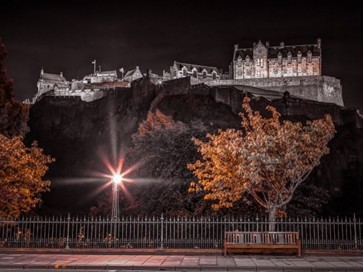 Assaf Frank - Edinburgh Castle at night, FTBR-1859