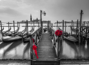 Assaf Frank - Umbrella in Doges Palace archway, Venice, Italy