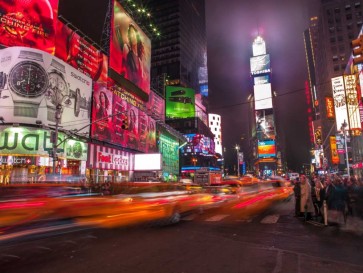 Assaf Frank - View of Broadway and Times Square at night - New York