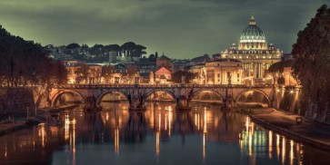 Assaf Frank - View of Basilica di San Pietro in Vatican, Rome, Italy