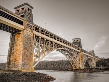 Assaf Frank - Britania bridge in Conwy-North Wales
