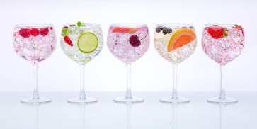 Assaf Frank - Different type of Gin glasses in a row