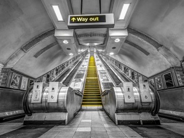 Assaf Frank - Escalators at subway station