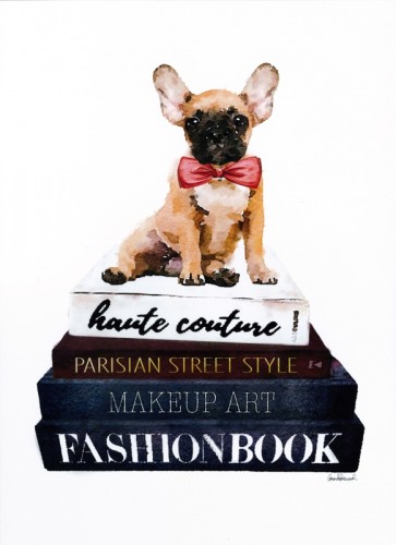 Amanda Greenwood - Book Stack Frenchie