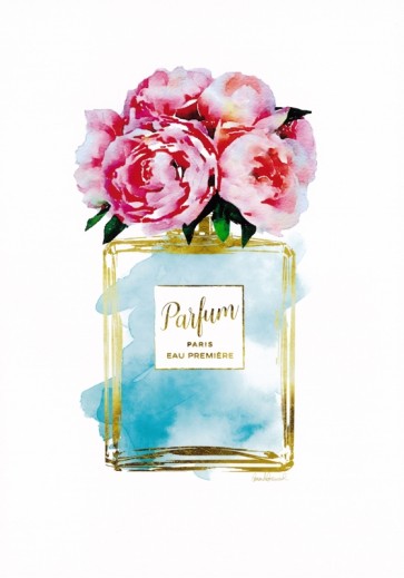 Amanda Greenwood - Parfume Teal with Peony