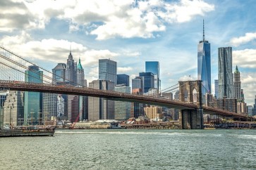 Linda Kreka - New York City Brooklyn Bridge Manhattan I  