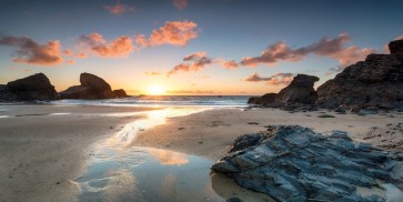 Evan Gross - Sunset at Porthcothan  