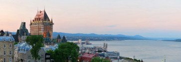Maurice Tremblay - Panaoramic View of Quebec City  