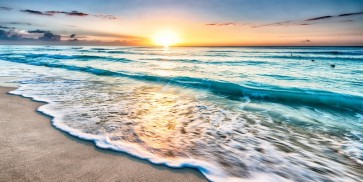 Dave Fowler - Sunrise Over Beach, Cacun  