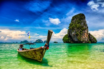 Angelica Roadoslav - Long Tail Boat On Beach  