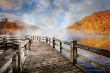 Celebrate Life Gallery - Dancing Fog At The Lake