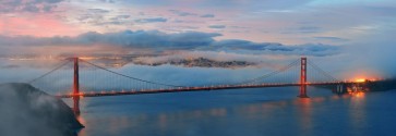 Ilar Alexey - Sunset over Golden Gate Bridge  