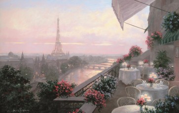 Christa Kieffer - Paris - Dinner on Terrace