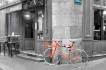 Alan Blaustein - Orange Bicyclette