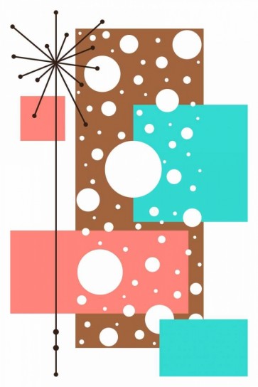 Tonya Newton - Lacuna - Aqua and Brown