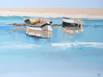 Craig Trewin Penny - Moorings at Low Tide, Aspendale