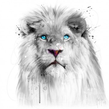 Patrice Murciano - Animals White - Lion