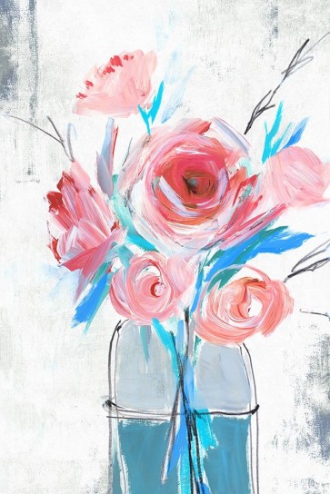 Isabelle Z - Blue Vase I 