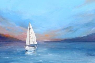 Isabelle Z - Sunset Sailboat 