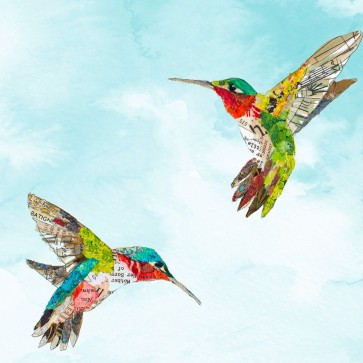 Elizabeth St Hilaire - Hummers and Blooms II
