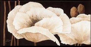 White flowers painting  