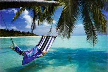 Hamak on beach  