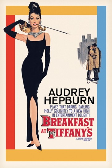 Audrey Hepburn - Breakfast At Tiffanys One Sheet  