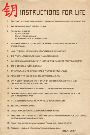 Instruction for Life  