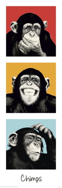 Monkey Chimp Pop Art  